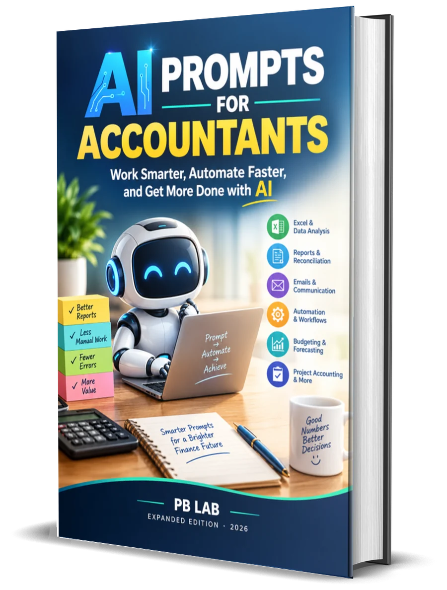 AI Prompts for Accountants e-book cover